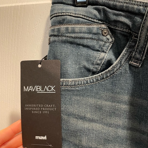 Mavi BLACK - Jeans Pierre Slim Straight Leg 34x32 - Picture 6 of 7